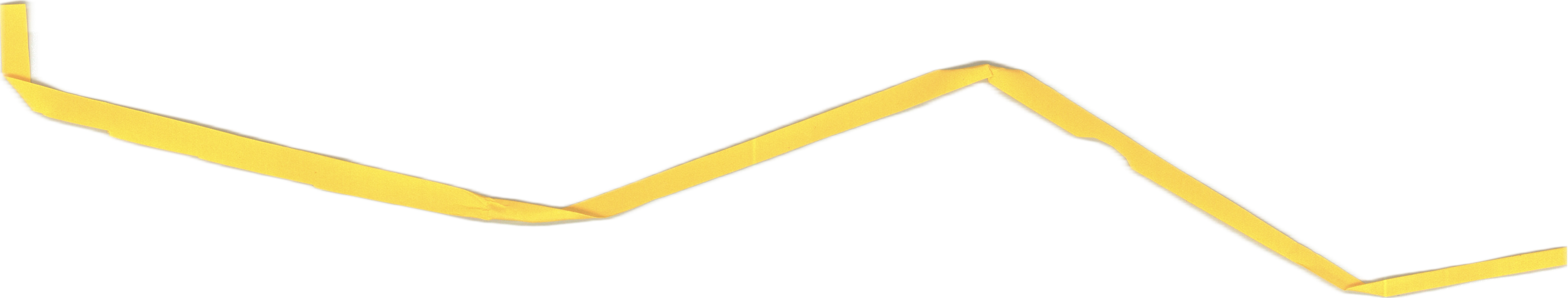 This is a yellow paper strip.